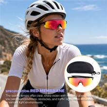 Frameless Cycling Glasses Sports Sunglasses Outdoor Bike Goggles UV-Protective Riding Eyewear for Cycling Running A