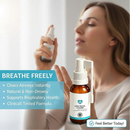 Lung Mucus Cleanser - Natural Herbal Formula for Respiratory Relief 2