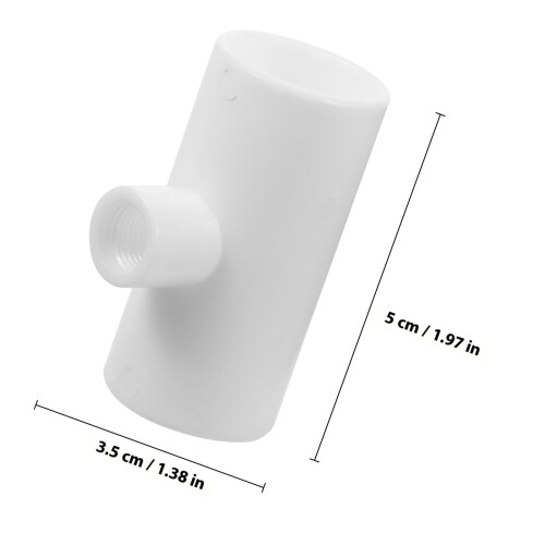 20St Kippen Drinker Tee Fitting Plastic Duurzaam Praktisch Wit Kleur 1