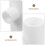20St Kippen Drinker Tee Fitting Plastic Duurzaam Praktisch Wit Kleur 5