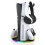 IPEGA Vertical Stand PG-P5S045 for PS5 Slim/Pro,Multi-Function Dock with RGB Lighting, Headset Hook & Dual Controller Charging 6