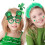 1 set st. patricks day bril en haarband, feestdecoraties 3