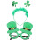 1 set st. patricks day bril en haarband, feestdecoraties 7