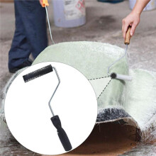 Fiberglass Roller Tool, Portable Bubble Remover Paint Roller for Indoor Outdoor Laminating and Boat Repair
