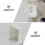 2 Stuks Filters Papier Opbergdoos Rond Wit Plastic 4