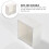 2 Stuks Filters Papier Opbergdoos Rond Wit Plastic 5