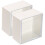 2 Stuks Filters Papier Opbergdoos Rond Wit Plastic 7