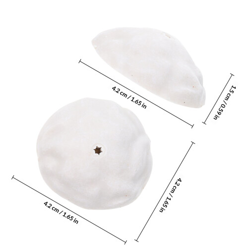 20St Kwaliteit Resin Bases Witte Xmas Tree Accessoires DIY 1