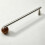 Brass Cabinet Handles with Walnut Wood  - Modern Chrome Wardrobe Pulls 5