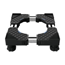 Double Stronger Fridge Stand, 8 Steel Tube and 4 Strong Feet with Raised Base for Washing Machine