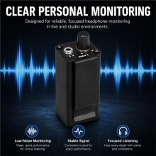 Stereo Headphone Amplifier Portable Monitoring Headphone Amp / Single-Channel XLR to 3.5mm Audio Converter for Musicians