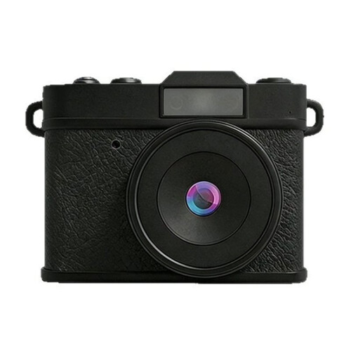Câmera Digital  0.96 Polegadas IPS Flip Tela de Selfie Retro CCD Miniatura Thumb Gravador de Vídeo 1080P Câmera Estudantil Preta