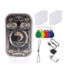 Chameleon V3.0 RFID Chip Reader+5xUID Keychain+5xUID Card+5xCUID Card 125K 13.56M ID IC Tag Copyer NFC Read Write