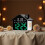 LED Digital Alert Clock with Voice Control,Night Light, Date Week Display,12/24H , USB Electronic Table Clock 3