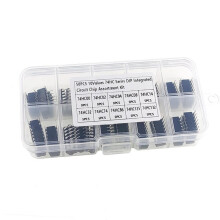 74HC Series IC Assortment 50Pcs 10 Types DIP Integrated Circuit Chips Kit for Electronics Experiment STEM Education