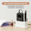 Nail Drill Stand & 8-Bit Organizer Universal Desktop Storage Holder for E-File Machines and Grinding Bits, Compact Case 7