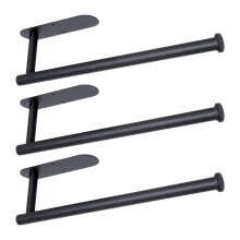 Wall Mount Paper Towel Holder - SUS304 Stainless Steel, No Drill or Drilling Options, Fits Kitchen, Bathroom, Garage