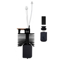 For Snapmaker U1 Hotend Ceramic Block Kit 0.6mm Integrated Hardened Steel Nozzle for Snapmaker U1 3D Printer
