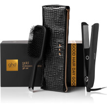 ghd Gold Hair Straightener & Styler - Professional Styling, for Sleek, Smooth Styles with More Shine - for All Hair Types (UK Plug)