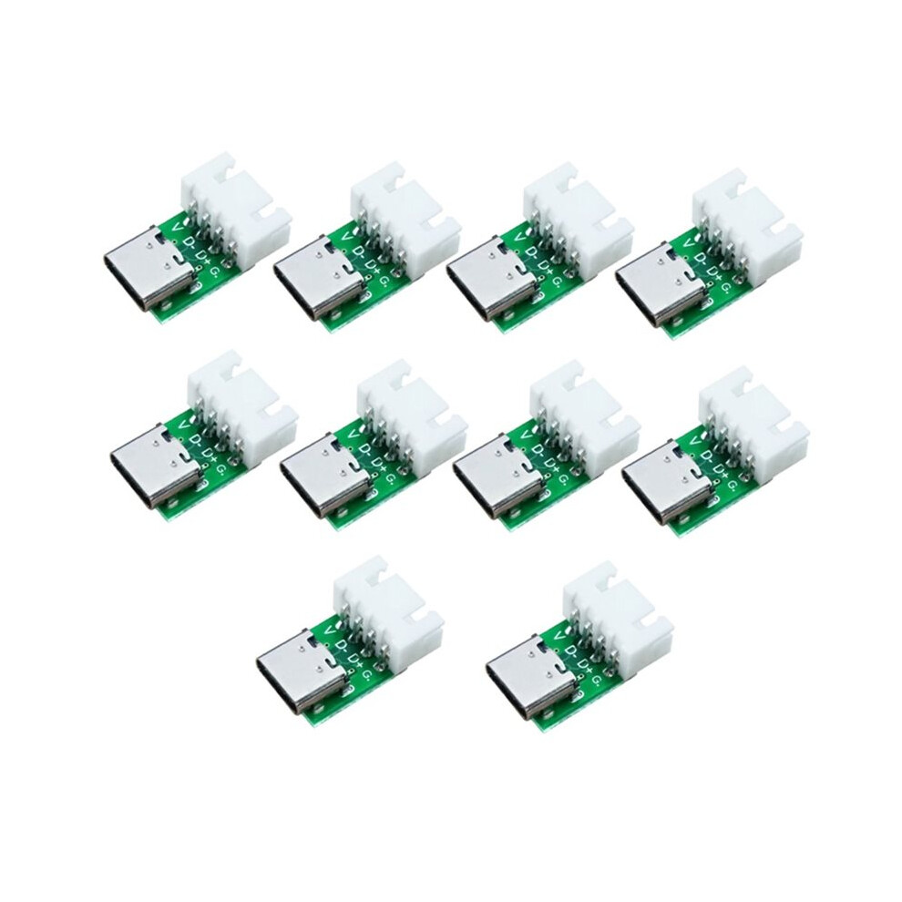 10Pcs Usb 3.1 Type-C 16 Pin Test Breakout Board Usb 3.1 Type C Connector 16 Pin Test Pcb Board For Data Wire Cable 6033269098987