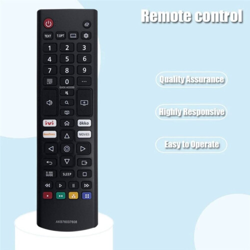 Replace AKB76037608 Remote Control for  TV 32LM577BPLA 32LM638BPLC 55UP75006LF Remote Control 1