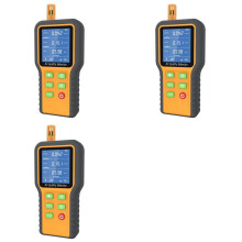 3X Air Quality Monitor CO2 Monitor Formaldehyde Detector TVOC/Temp./Humidity Indoor with Buzzer Prompt,Backlit Screen
