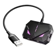 AX160 Toetsenbord en Muis Converter voor PS4 XONE X360 XSS XSX N- Ondersteunt 3.5mm Hoofdtelefoons APP