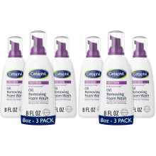 Cetaphil Pro Oil Removing Foam Wash,Foaming Facial Cleanser,Fragrance Free Formula Suitable for Sensitive Skin,8 Fluid Ounce,(Pack of 6)