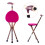 Folding Chair with Walking Stick Cane with Seat 1