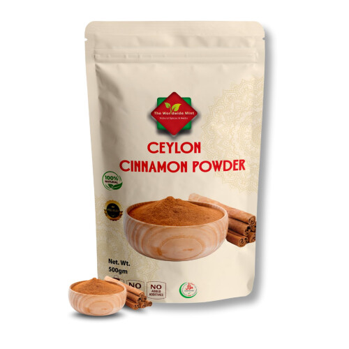 Ceylon Cinnamon Powder (500G / 17.64) | Ethically Sourced 100% Authentic True Ceylon | Cinnamon Gro