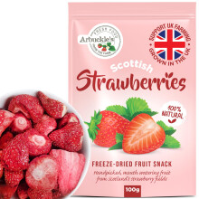 100g Arbuckle's Freeze Dried Strawberry Direct from UK Farm Shop Whole Fruit Snack Nutritious and H