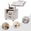 Bedside Table Adjustable Swivel Table Rotating Laptop Desk 1