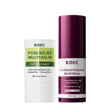 Cactus Pore Relief Multi Balm Stick Instant Cooling Balm for Pore Tightening, Reduces Puffy & Enlarged Pores, Soothes Skin with Cactus Extract for Fa