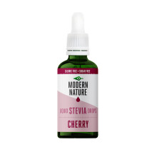 Modern Nature Cherry Flavour Drops | Sugar Free Flavour, Liquid Stevia Sweetener | Zero Calorie Water Drops & Natural Drink Enhancer for Flavoured