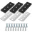 1/4inch Universal Snow Blower Impeller Modification Kit Compatible with Modifies 2-Stage Machine Snow Blower 1