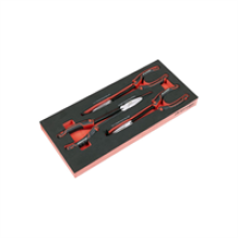 Sealey Premier Long Needle Nose Pliers Set 3 Pieces