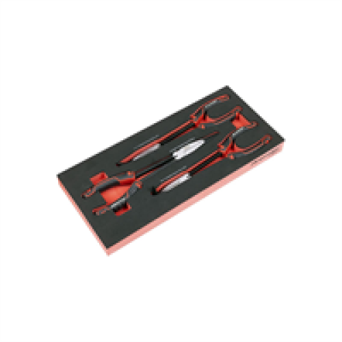 Sealey Sealey Premier Long Needle Nose Pliers Set 3 Pieces