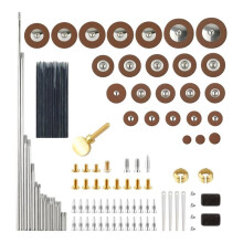 Alto Saxofoon Reparatiekit, 118 Stuks Alto Saxofoon Reparatie Onderdelen Vervangingsgereedschap Set, Houtblazers Muziekinstrument