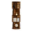 (Red) Cylindrical Rotatable Bookshelf 2