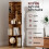 (Red) Cylindrical Rotatable Bookshelf 7
