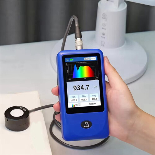 Multi-Parameter Spectral Illuminance Meter CRI Meter CCT Lux Tester Spectrometer Light Spectrum Meter LS335 2