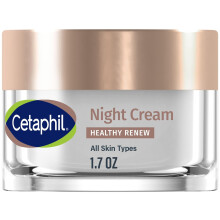 Cetaphil Healthy Renew Skin Tightening Night Cream 1.7 Oz, Wrinkle Repair Cream for Face with Peptides, Retinol Alternative Cream For Sensitive Skin