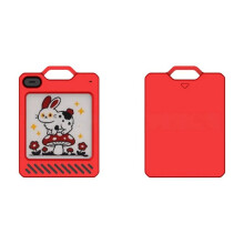 Sleutelhanger met 1,54-Inch 4-Kleuren E-Ink Display, BLE Elektronische Badge, Bagagelabel, Huisdierzoeker A