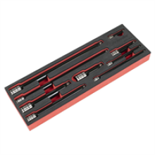 Sealey Premier Black Wobble/Rigid Extension Bar Set Premier
