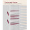 Bathroom Floor Cabinet - Engineered Wood - Cloud White - 3 Open Compartments, 2 Adjustable Shelves 4