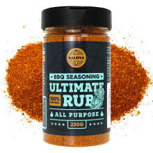 Ultimate Rub BBQ All Purpose Seasoning - 100% Natural and Universal BBQ Seasoning - Flavourful All-Round Blend of Spices for Amazing Beef, Pork, Poul