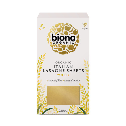 Biona White Wheat Lasagne, 250 g
