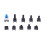 180 Pcs Tactile Push Button  Kit - 6mm/7mm SMD Momentary Tact  Assortment, Electronic Components 1