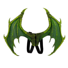 (green) Halloween Mardigras Carnival Children's Costume Devil Cosplay Dragon Wings