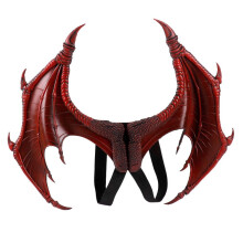 (red) Halloween Mardigras Carnival Children's Costume Devil Cosplay Dragon Wings